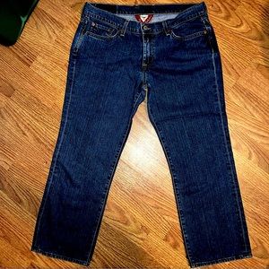 LUCKY BRAND sweet n low denim capris EUC & Clean